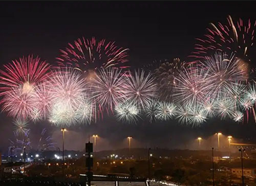 定州市焰火晚会